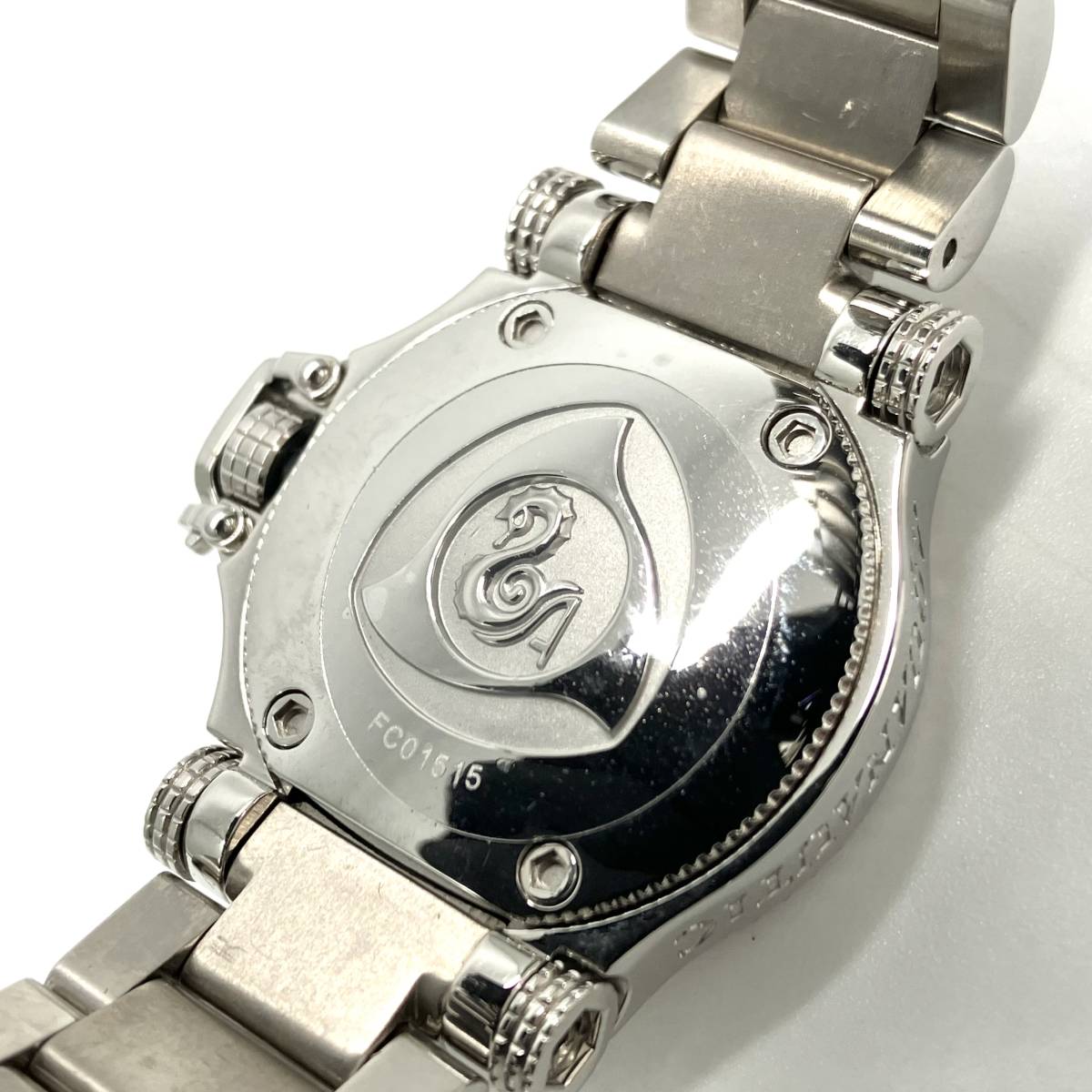AQUANAUTIC アクアノウティック FC01515 ファーストクーダレ クォーツ 腕時計 レディース デイト 工具・替えベルト付き_画像8