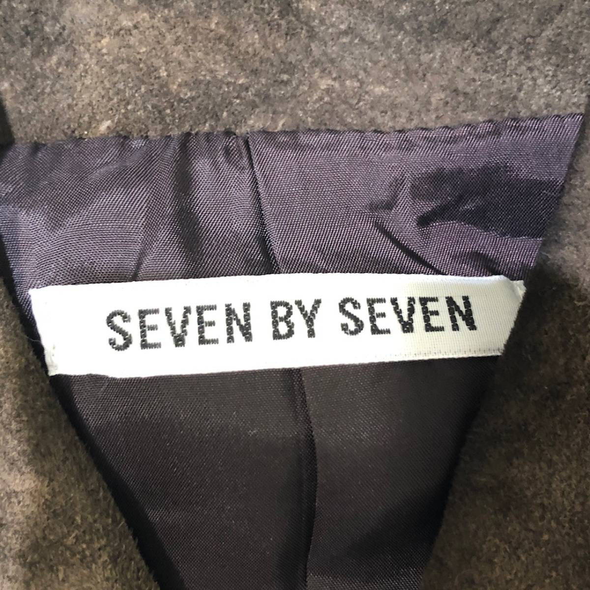 19aw SEVEN BY SEVEN LEATHER BIG SHIRTS BLOUSON Lサイズ セブンバイセブン ブラウン 店舗受取可_画像4