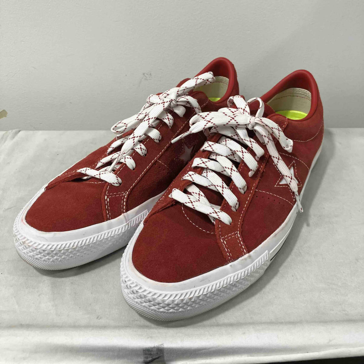 CONVERSE ONE STAR PRO OX COLOR TERRA RED/TERRA RED YEAR 2016 CORD 157873C コンバース スケートボーディング コンズ ワンスター プロ