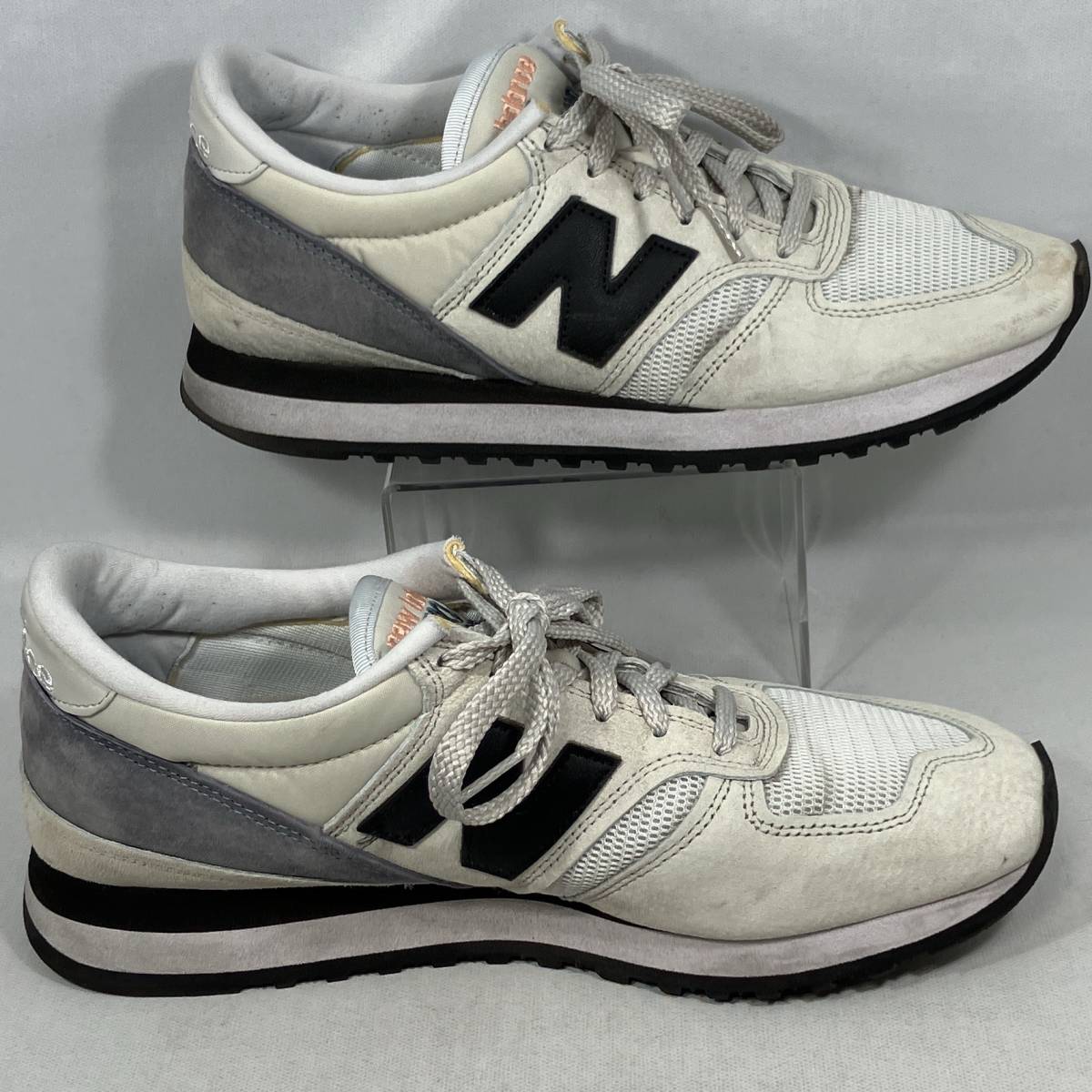 new balance ニューバランス M730GWK／M730 GWK スニーカー made in ENGLAND USA8,1/8 UK８EUR42 ライトグレー_画像5