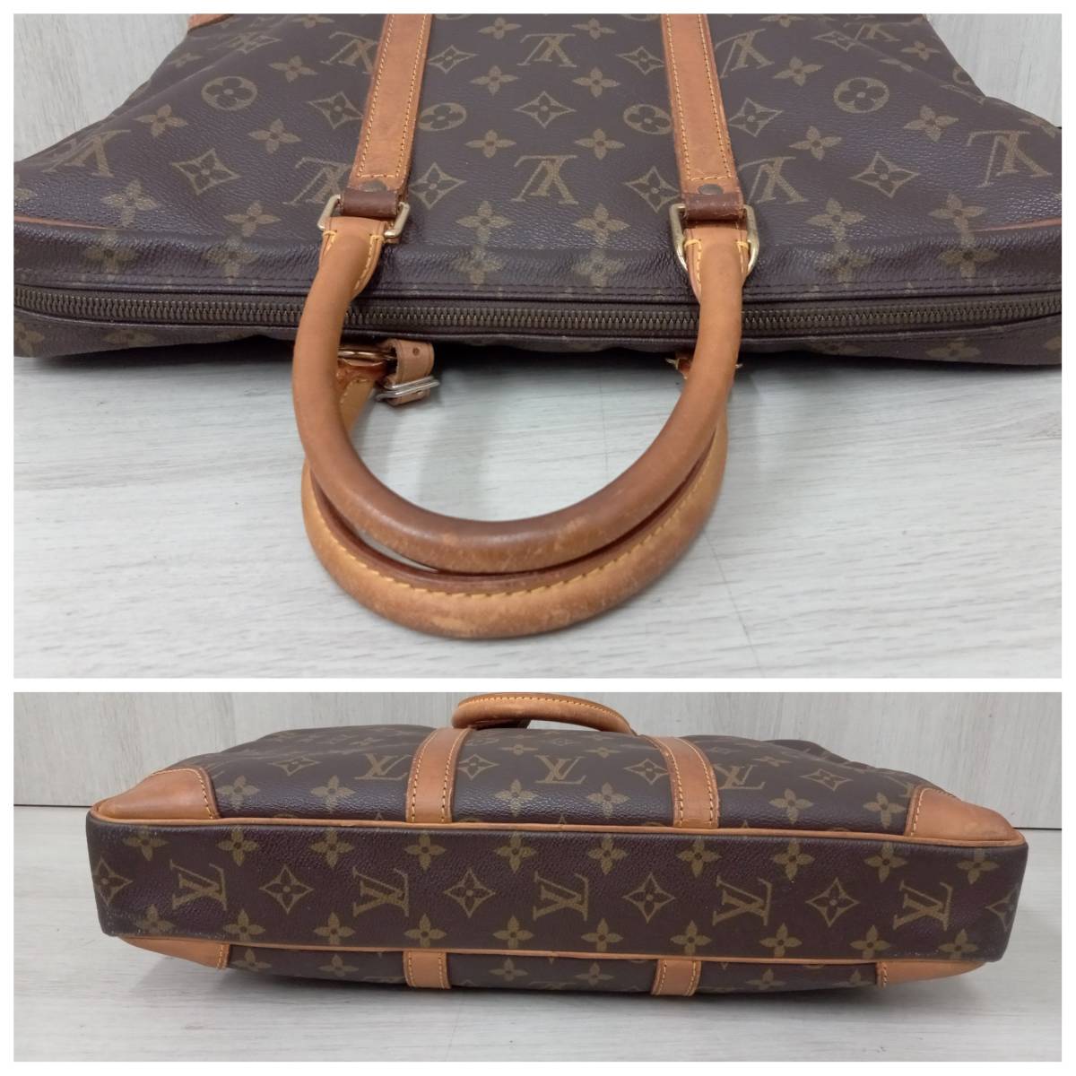 LOUIS VUITTON ルイ・ヴィトン モノグラム VI0993 ポシェットヴォワヤージュ バッグ ブラウンの画像4