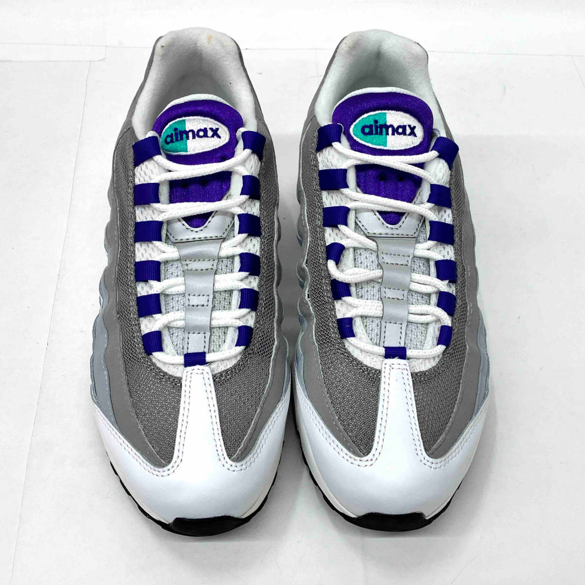 Nike WMNS Air Max 95 White/Court Purple ナイキ ウィメンズ エア マックス95 ホワイト/コートパープル 307960-109 サイズ27.0cm_画像3