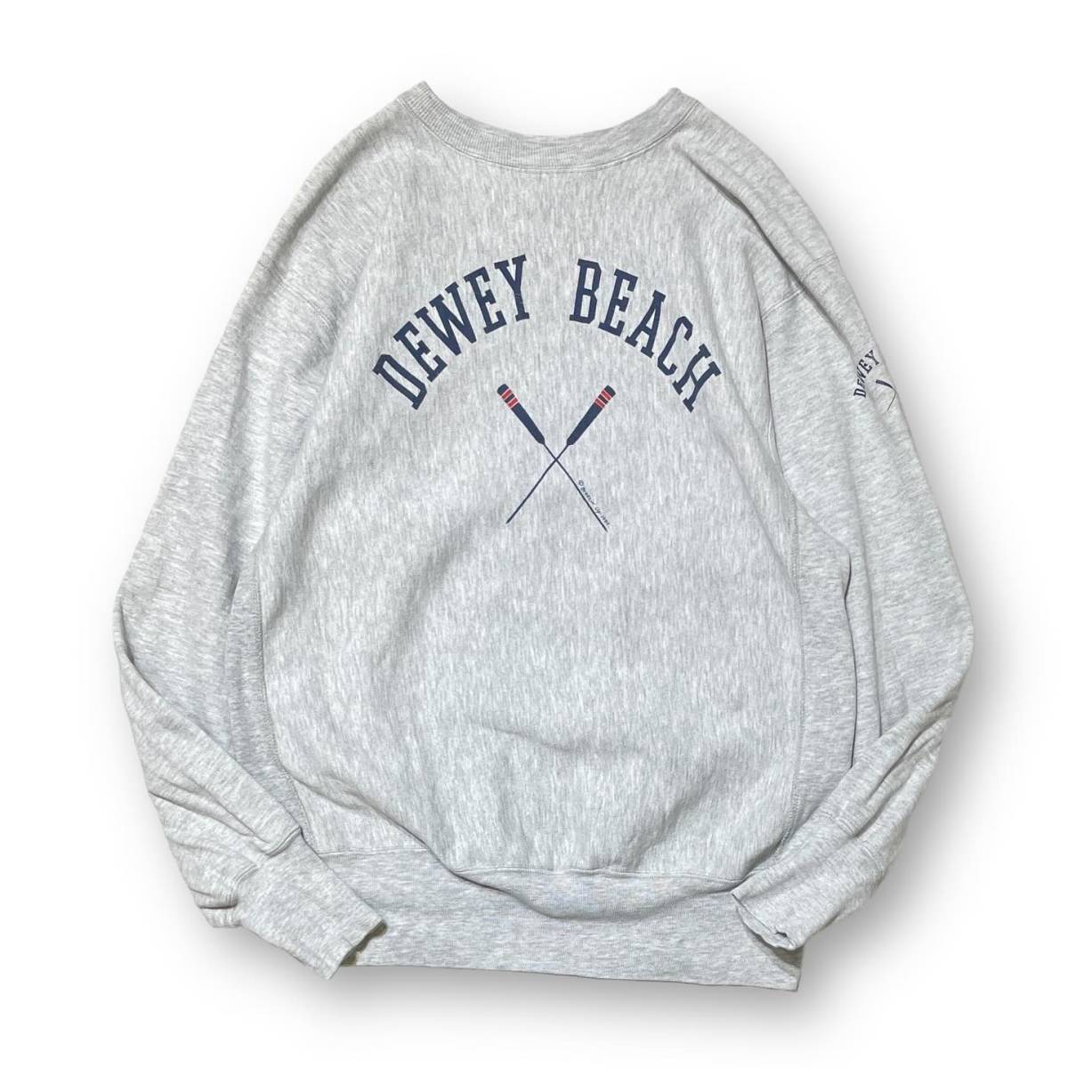 90s Champion REVERSE WEAVE DEWEY BEACH Size:XL チャンピオンリバースウィーブ 刺繍タグ 90年代前半期モデル 店舗受取可_画像1