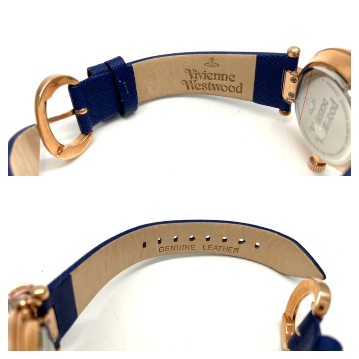  не использовался товар Vivienne Westwood VV006RSBL кварц наручные часы Vivienne Westwood женский серебряный циферблат очарование имеется с коробкой 