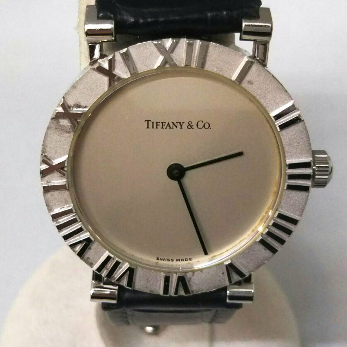 【23年12月OH済】TIFFANY＆Co. ティファニー M0640 アトラス 腕時計 銀文字盤 アナログ_画像1