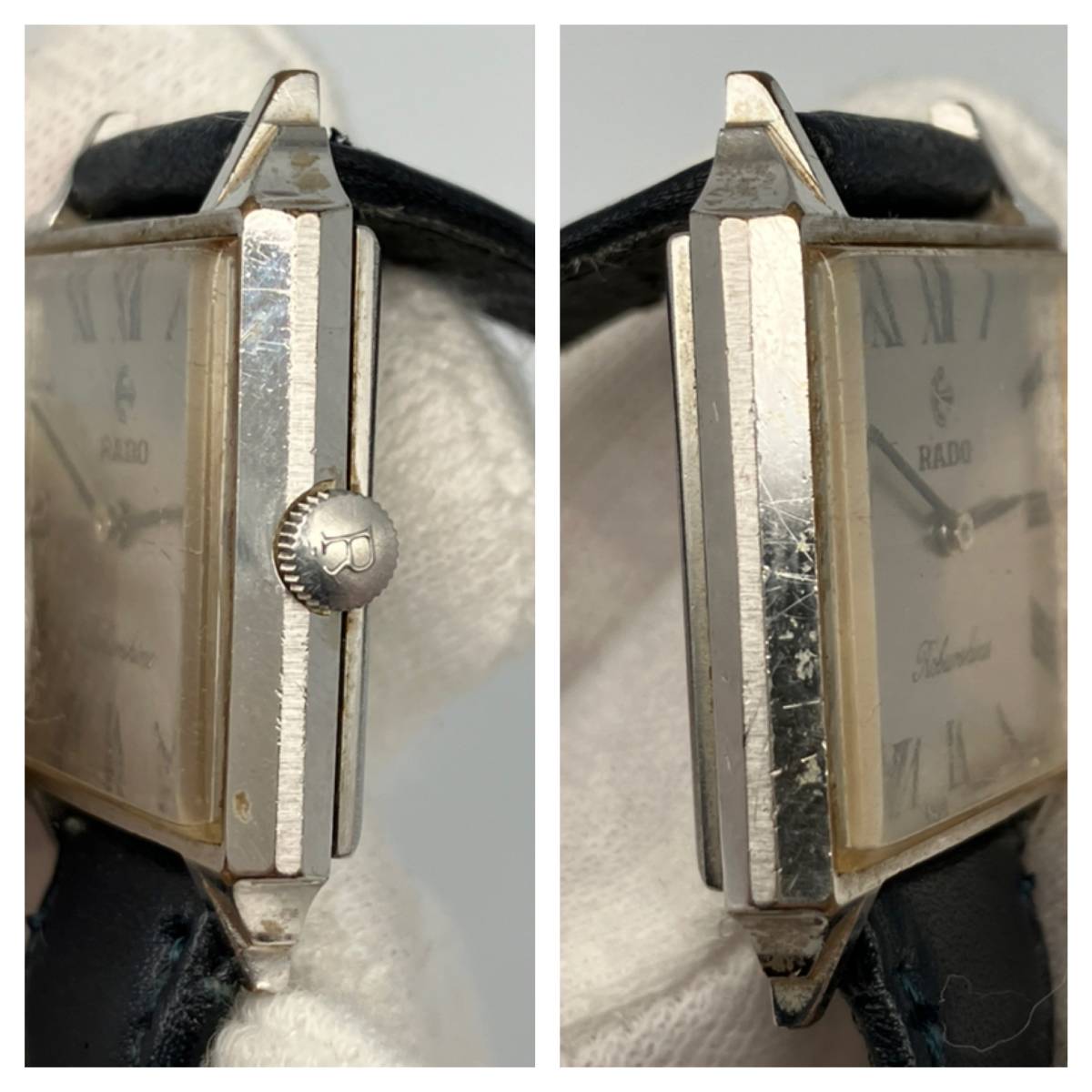 ジャンク RADO ラドー Rotur shine K932309 腕時計 手巻き式 店舗受取可_画像3