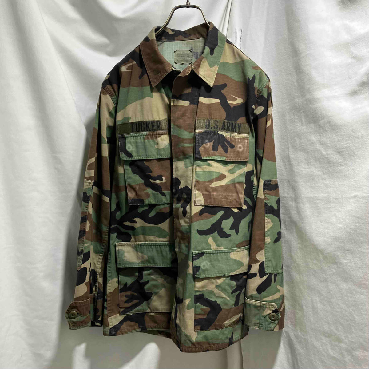 US ARMY military jacket カモ柄ミリタリージャケット ユーエスアーミー 店舗受取可