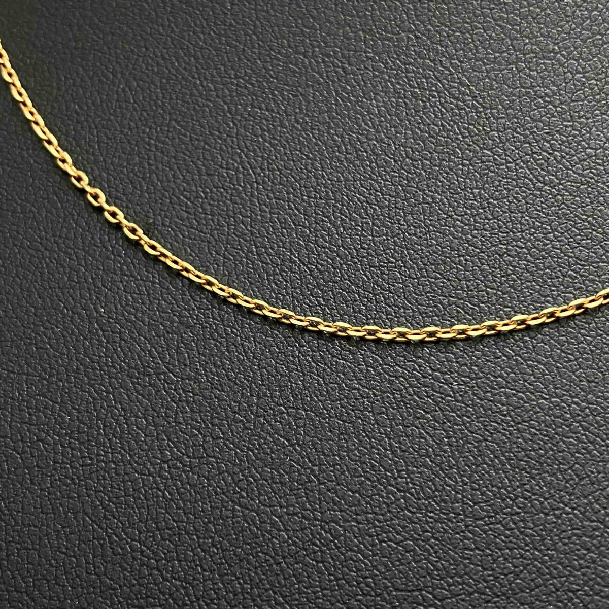 初売り 金 2.4g 40cm 750 K18 ネックレス チェーン デザイン イエロー 入 刻印 造幣局 ホールマーク ゴールド イエローゴールド