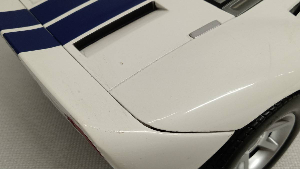 現状品 MOTOR MAX Ford FORD GT ホワイト concept 1:12 SCALE DIE CAST COLLECTION_画像7