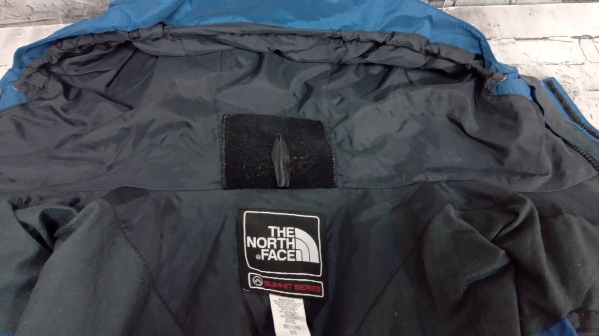 THE NORTH FACE ノースフェイス SUMMIT SERIES サミットシリーズ マウンテンパーカー GORE-TEX XCR サイズXL ブルー 店舗受取可_画像4