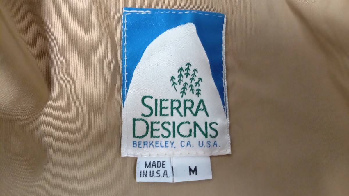 80s SIERRA DESIGNS Sierra Design z60/40 MOUNTAIN PARKA mountain parka USA made size M green store receipt possible 