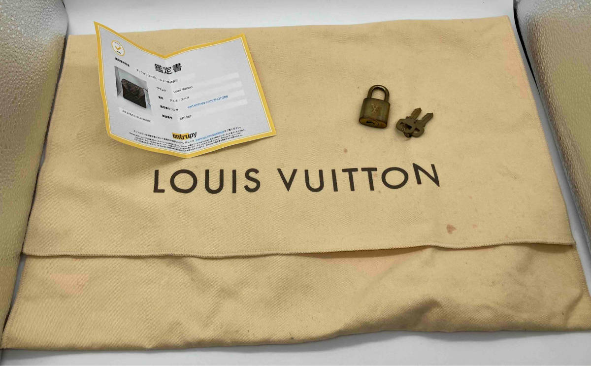 【エントルピー鑑定書付】LOUIS VUITTON ダミエ SP1057 スピーディ25 N41365 バッグ ルイヴィトン_画像9