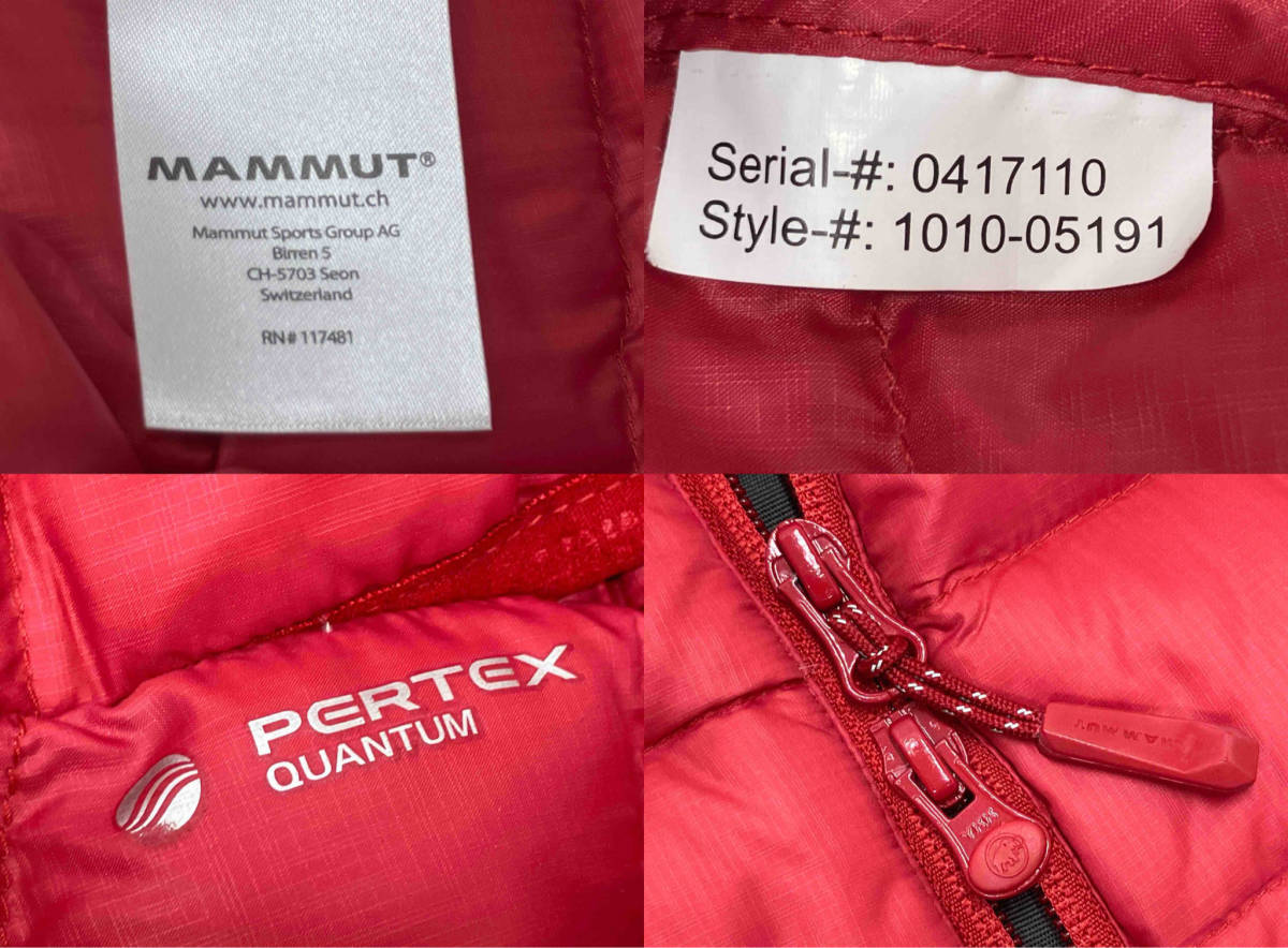 MAMMUT マムート Broad Peak II Jacket ブロードピーク2ジャケット 1010-05191 ダウンジャケット メンズ M レッド_画像4