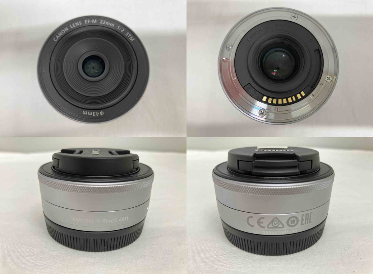箱・説明書なし Canon EOS M10 W KIT EOS M10 ダブルレンズキット 0923C024 (グレー) デジタル一眼_画像6