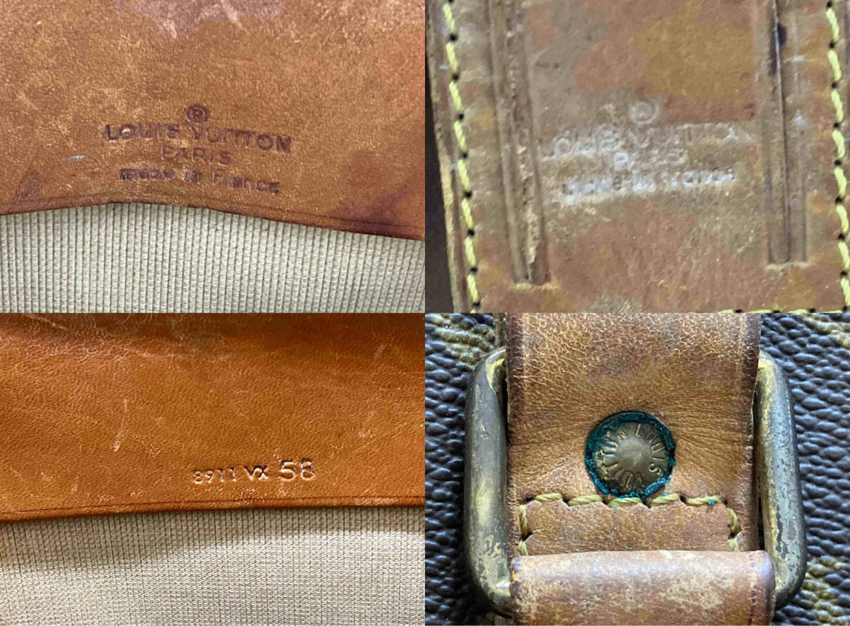 ジャンク AI鑑定済 / LOUIS VUITTON / ルイヴィトン /シリウス55 / モノグラム / トラベルバッグ/ 8911VXの画像8