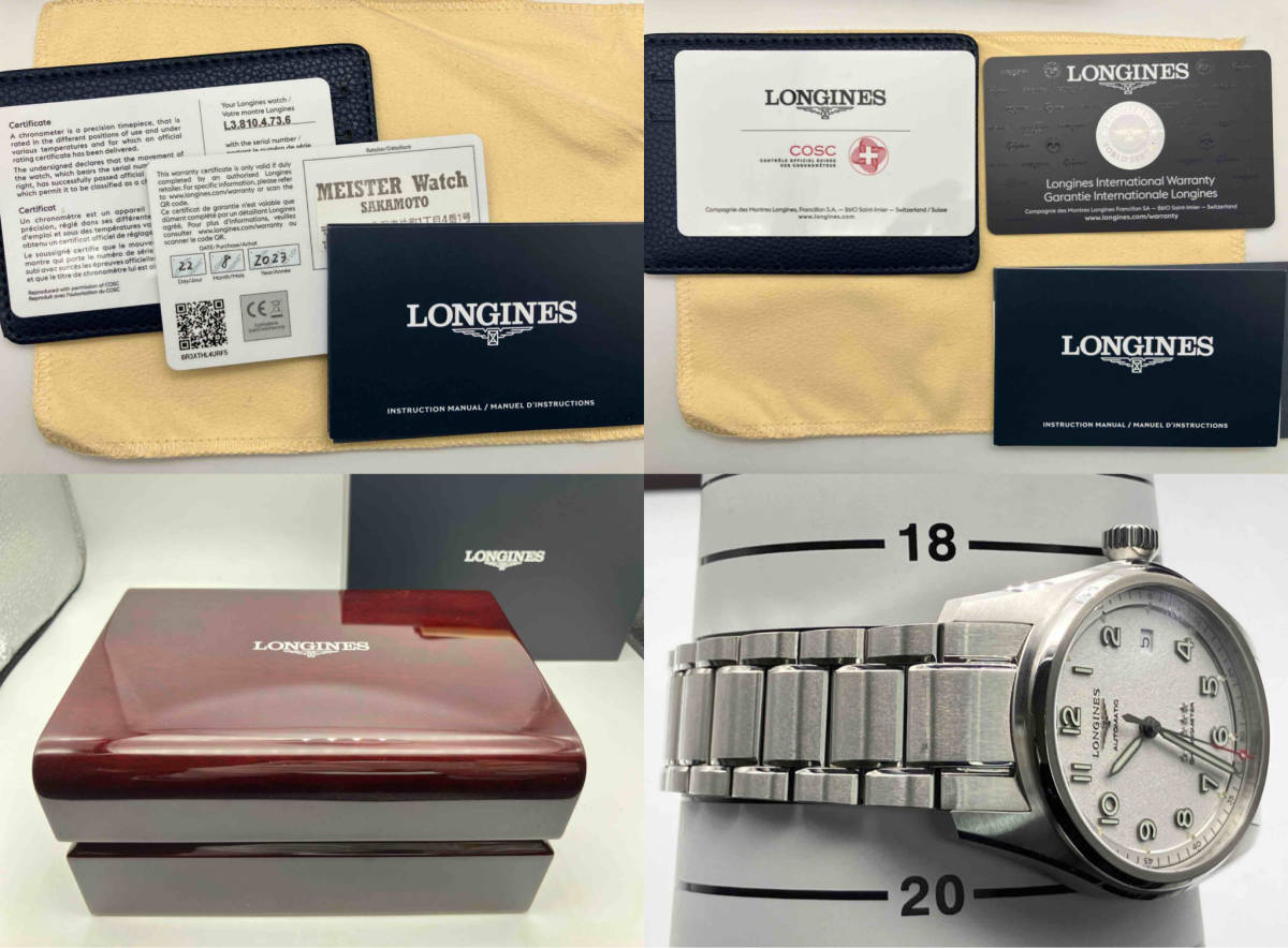 LONGINES l3.810.4.73.6 スピリット クロノメータ― 自動巻き 時計の画像10
