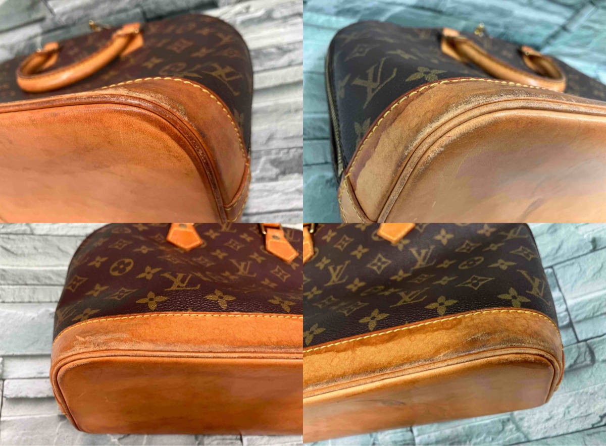 LOUIS VUITTON/ルイヴィトン/モノグラム/アルマ/ハンドバッグ/レザー/メンズ/レディース/ブラウン_画像7