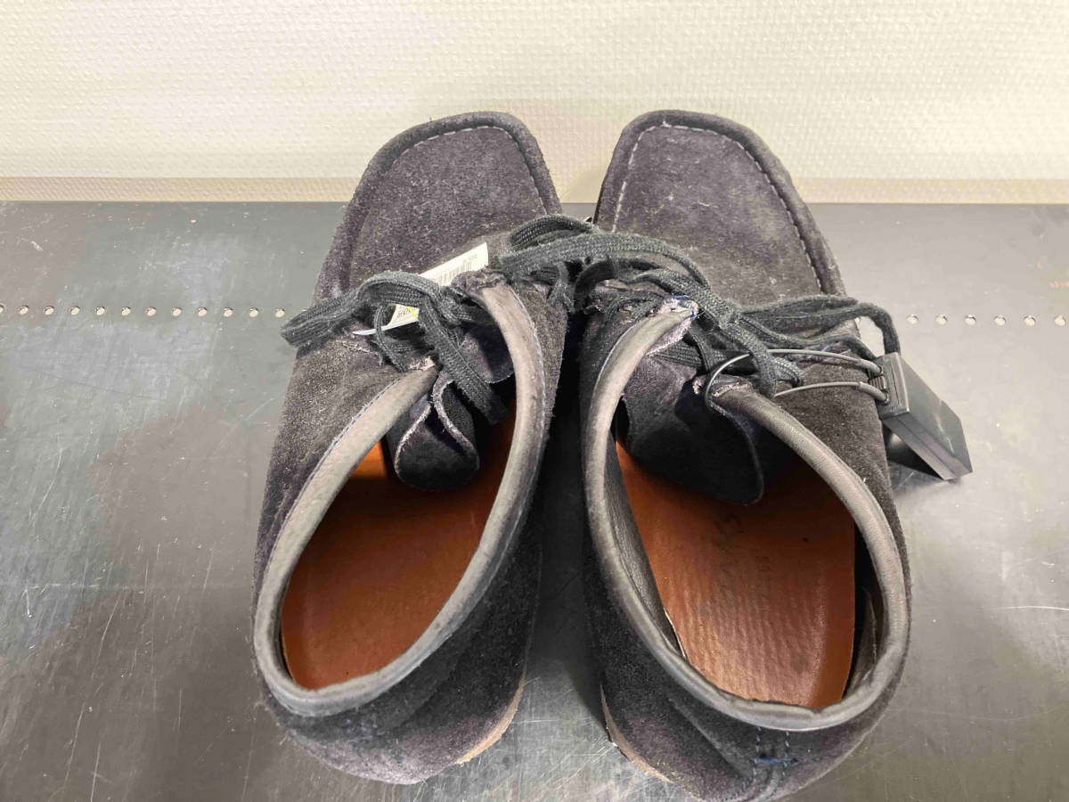 Clark's clarks クラークス　ワラビー　wallabee ブーツ　革靴　スウェード　スエード　レザー　デザートブーツ　ブラック　US9.5_画像3