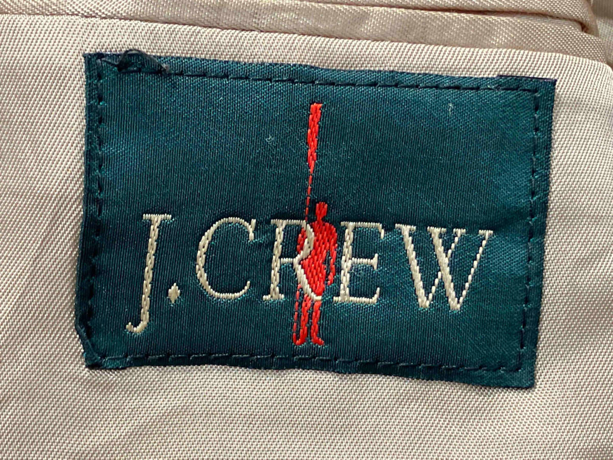 J.CREW ジェイクルー 90s USA製 巨人タグ テーラードジャケット 40L チェック柄 シルク 絹 ウール 毛 ヴィンテージ vintage オールド old_画像4