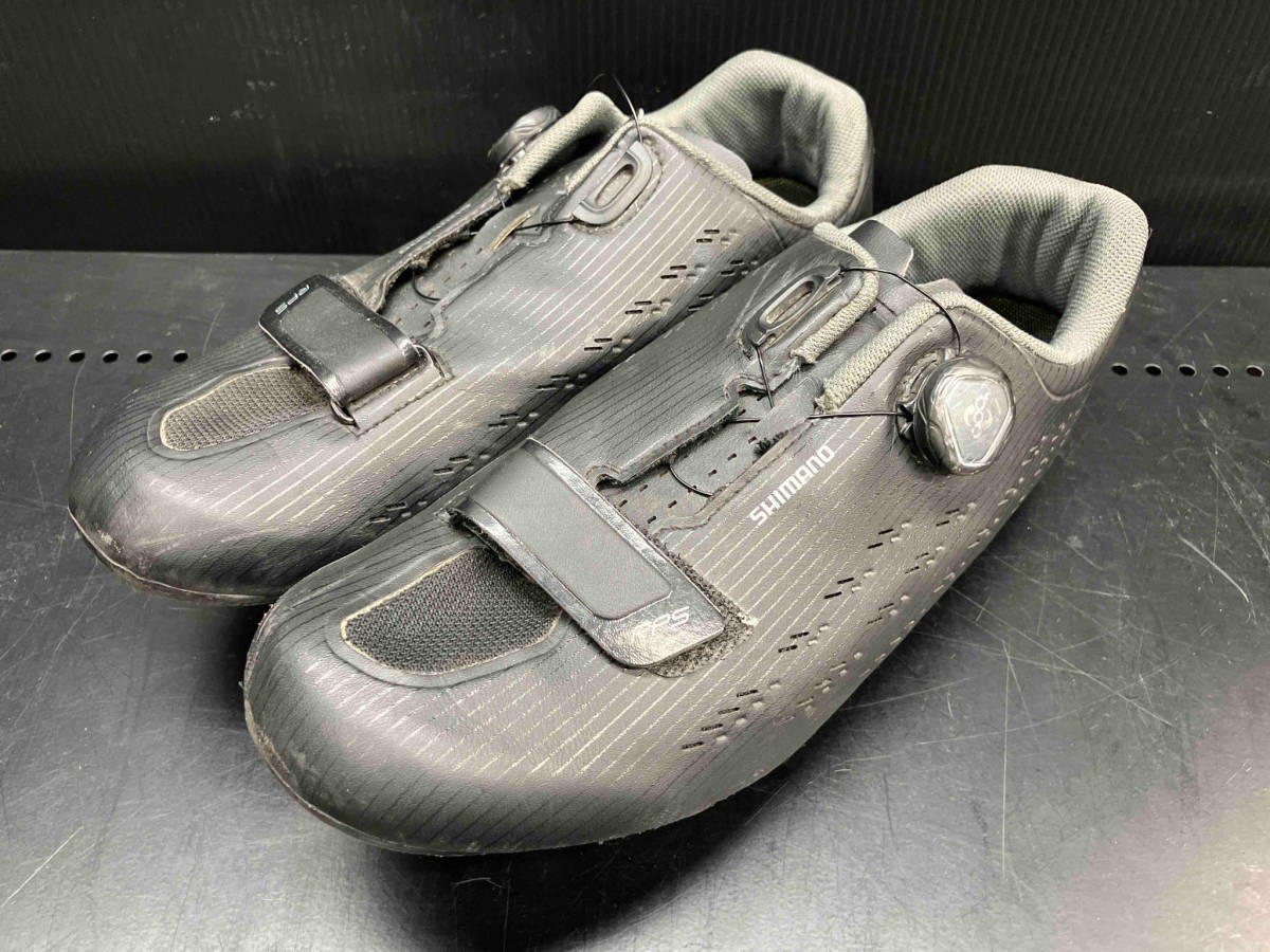 SHIMANO RP5 SH-RP501-S L cycling binding shoes 3. hole black Shimano size 27.8cm