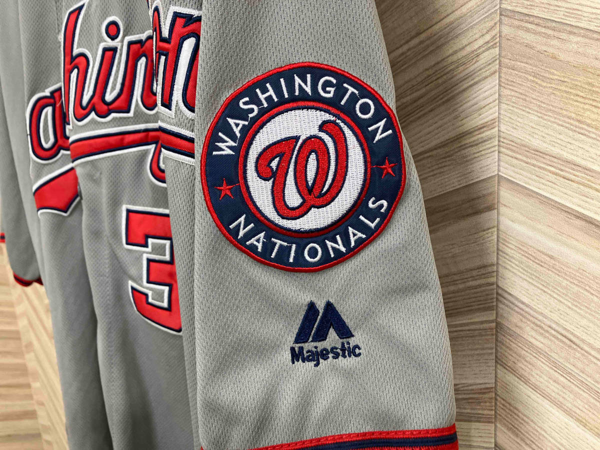 MLB Majestic WashingtonNationals StephenStrasburgマジェスティックワシントンナショナルズ スティーブンストラスバーグAuthentic Jersey_画像4