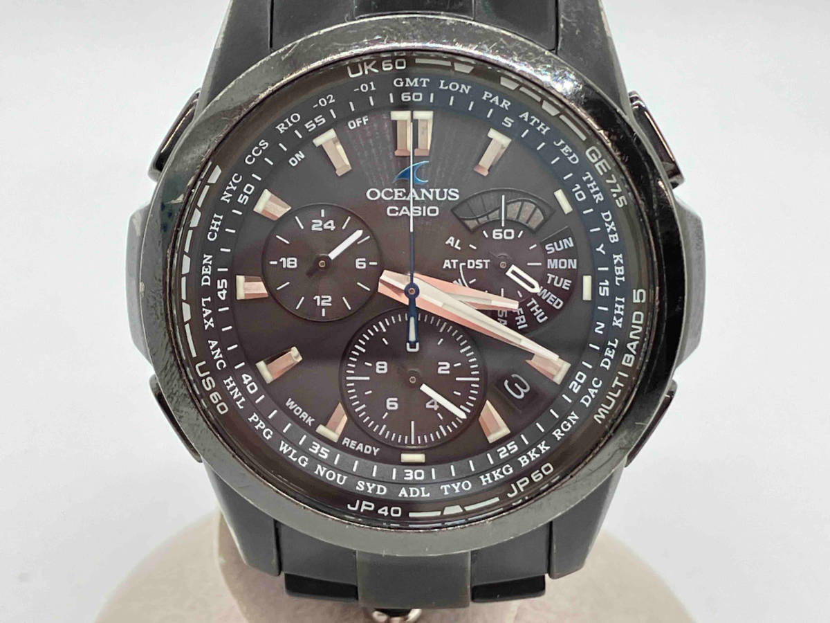CASIO カシオ OCDANUS オシアナス OCW-M700 201B321F 電波ソーラー メッキ剥がれ有り 腕時計