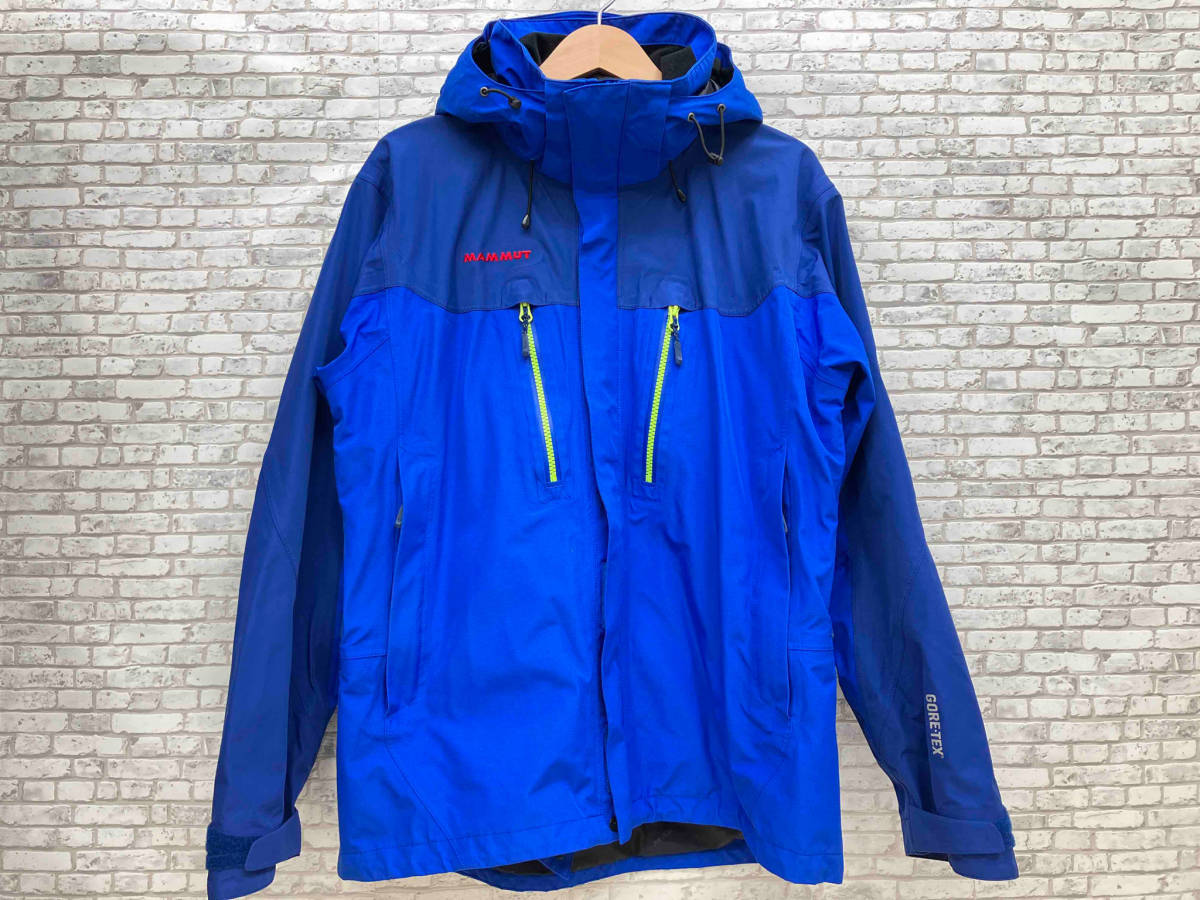 MAMMUT マムート GORE-TEX Ice Field Jacket アイスフィールドジャケット 1010-13680 マウンテンパーカー ナイロン 防水 メンズ L ブルー