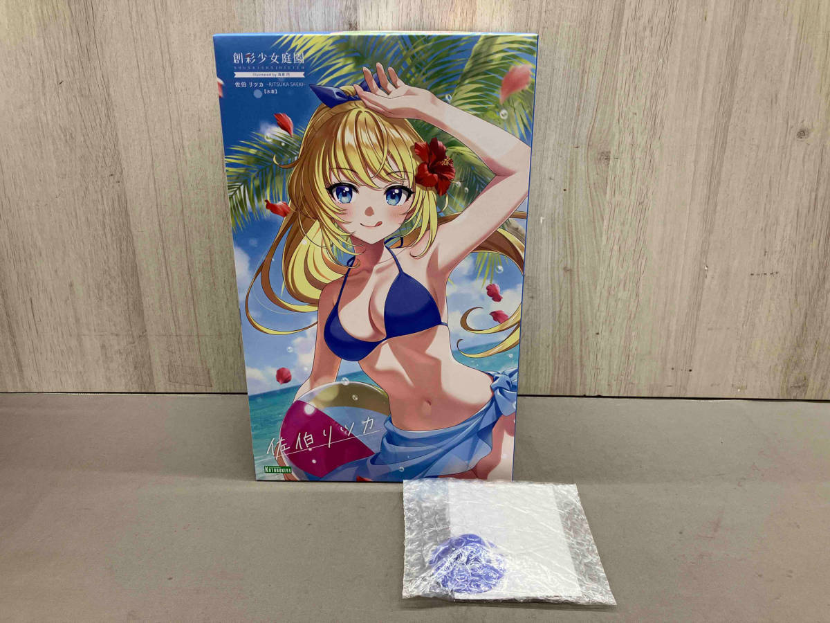 【未開封品】プラモデル (特典付き)コトブキヤ 1/10 佐伯リツカ 水着 創彩少女庭園 コトブキヤオンラインショップ限定_画像1