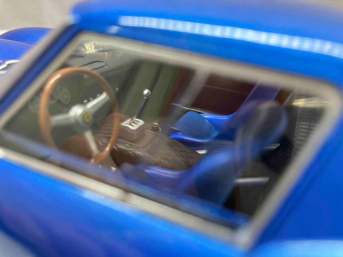 現状品 KK scale 1/18 フェラーリ GTO ブルーメタリック ダイキャストの画像9