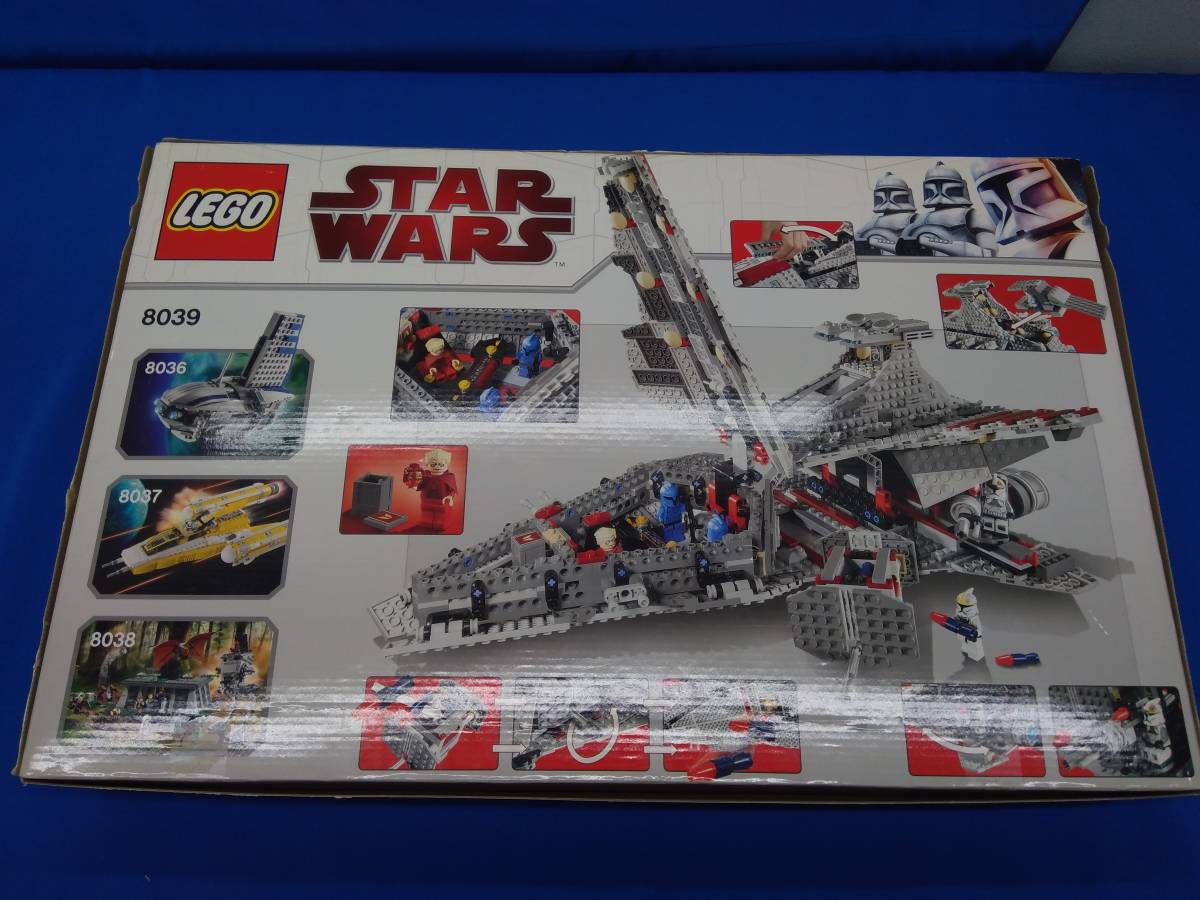 未組立品 LEGO STARWARS 8039 Venator-Class Republic Attack Cruiser_画像2