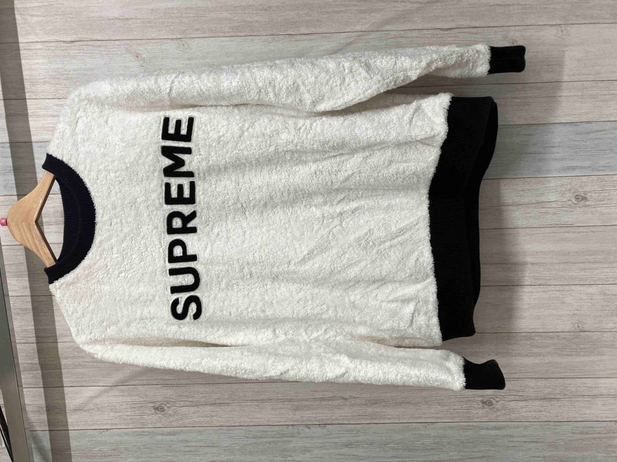 Supreme シュプリーム Terry Crewneck コットン ホワイト スウェット Mサイズ_画像3