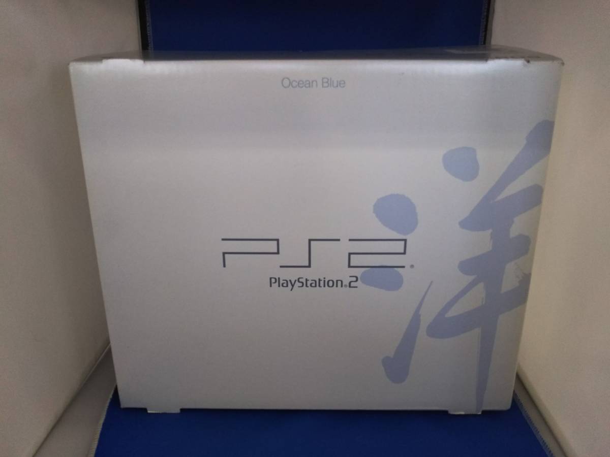 動作確認済 付属品欠品 PlayStation2 オーシャンブルー(SCPH-37000L)_画像1