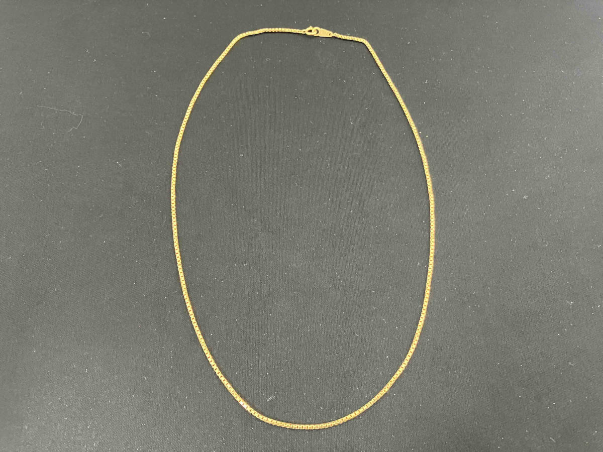 最新の激安 K18/50cm/8.2g/ネックレス イエローゴールド