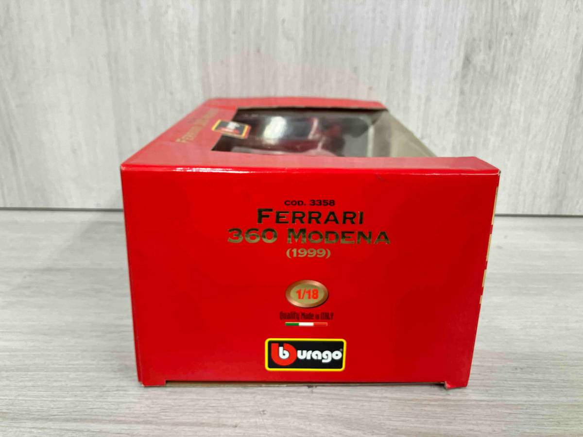 現状品 ブラーゴ　フェラーリ360 モデナ　レッド_画像4