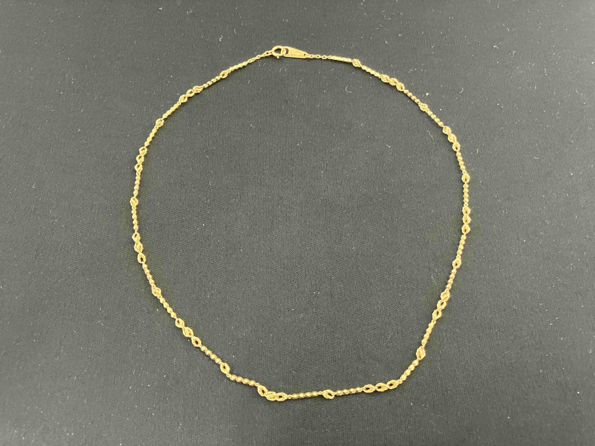経典 K18/40cm/7.0g/ネックレス イエローゴールド