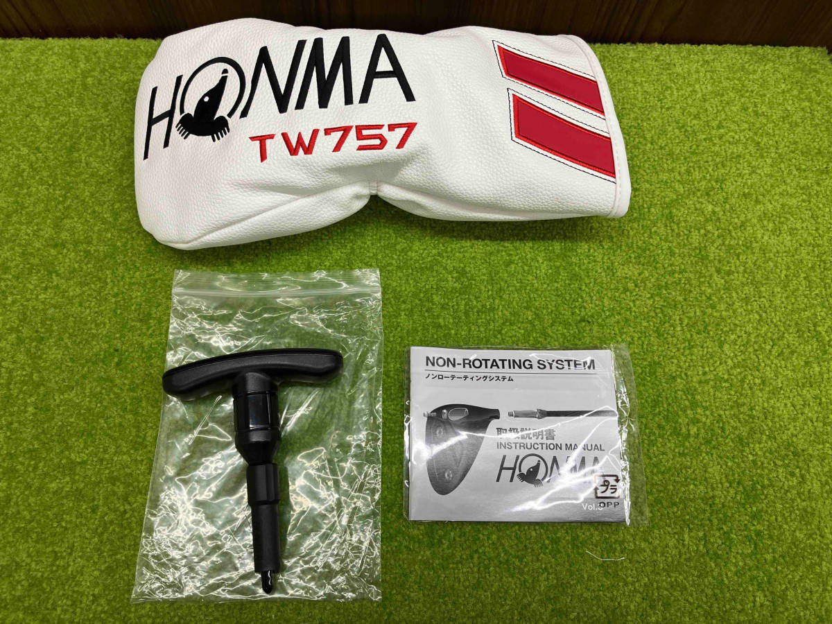 未使用品 【ヘッドカバー、レンチ付属】 ドライバー HONMA GOLF ホンマゴルフ TW757S シュリンク付_画像9