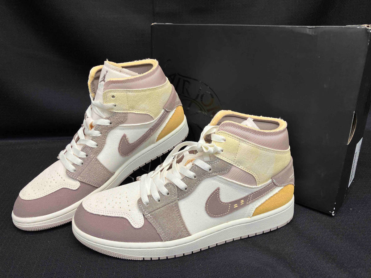 NIKE DM9652-102 Air Jordan 1 Mid SE Craft Inside Out ナイキ スニーカー エアジョーダン サイズ：27.5cm_画像1