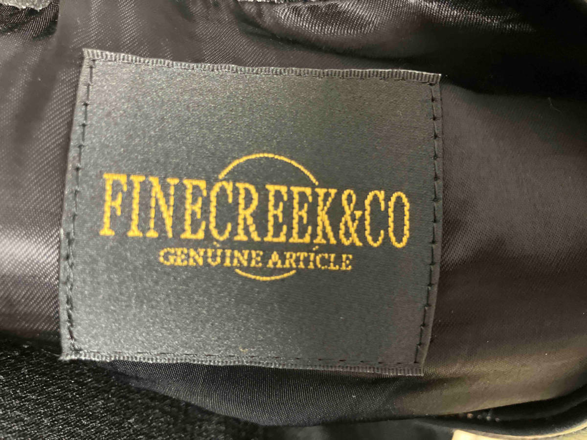 FiNECREEK &Co ファインクリーク&コー　レザージャケット　ブラック サイズ40_画像3