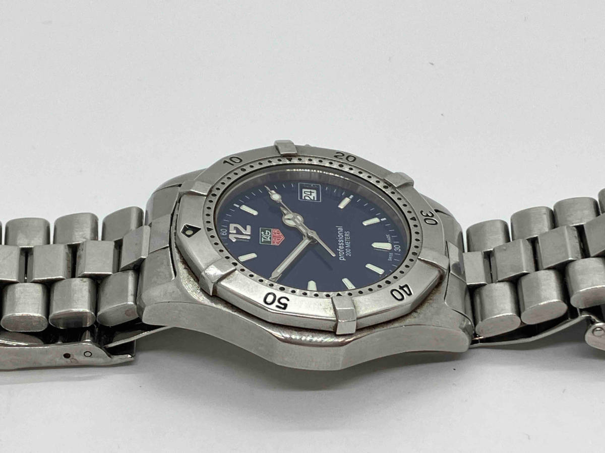 ジャンク TAG HEUER タグホイヤー プロフェッショナル WK-1113-0 UX1480 クォーツ 腕時計_画像5