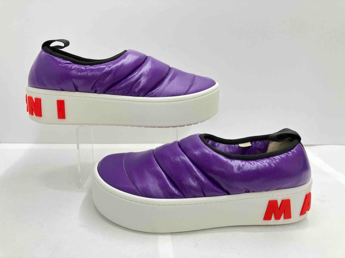MARNI マルニ 靴 キルティング ナイロン スリッポン スニーカー MARNI マルニ 靴 キルティング ナイロン スリッポン スニーカー