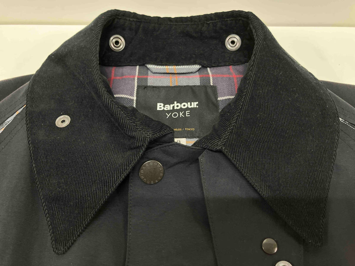 Barbour×YOKE×JOURNAL STANDARD BROKEN BEAUFORT ジャケット メンズ サイズ3 ブラック 参考定価68,200円 秋冬物の画像5