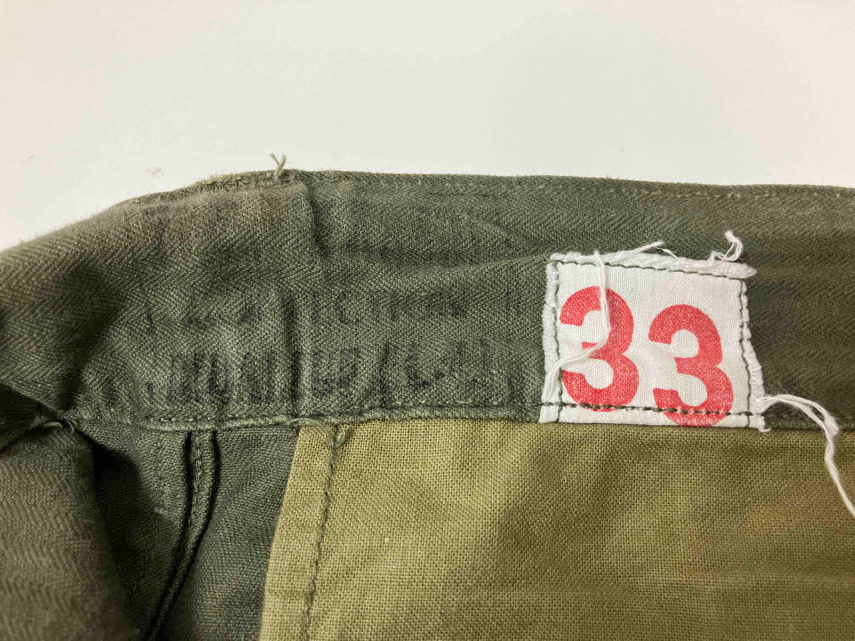 M47 latter term type cargo pants work pants khaki military old clothes 