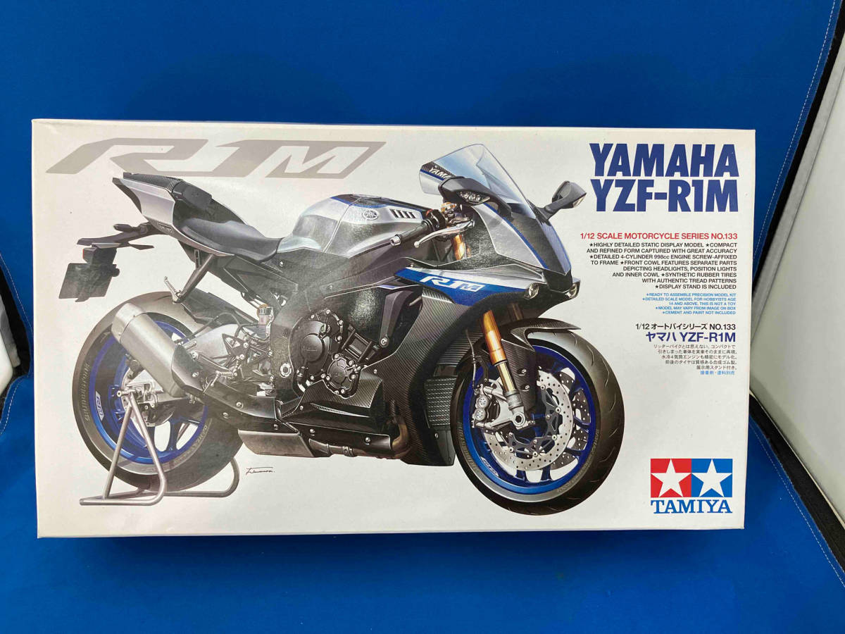  plastic model Tamiya Yamaha YZF-R1M 1/12 motorcycle series No.133 display model 