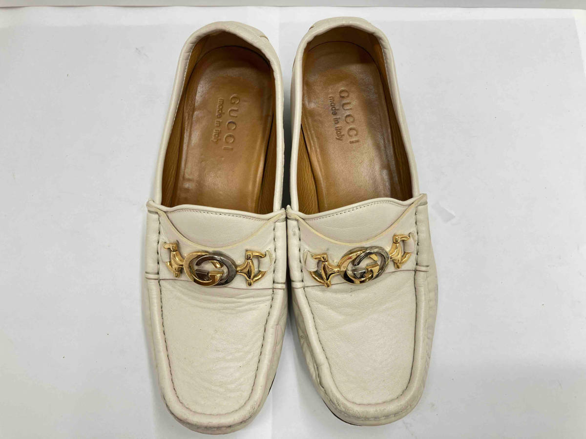 GUCCI Gucci Inter locking Loafer 575113 size 6 1/2( approximately 23.5cm)