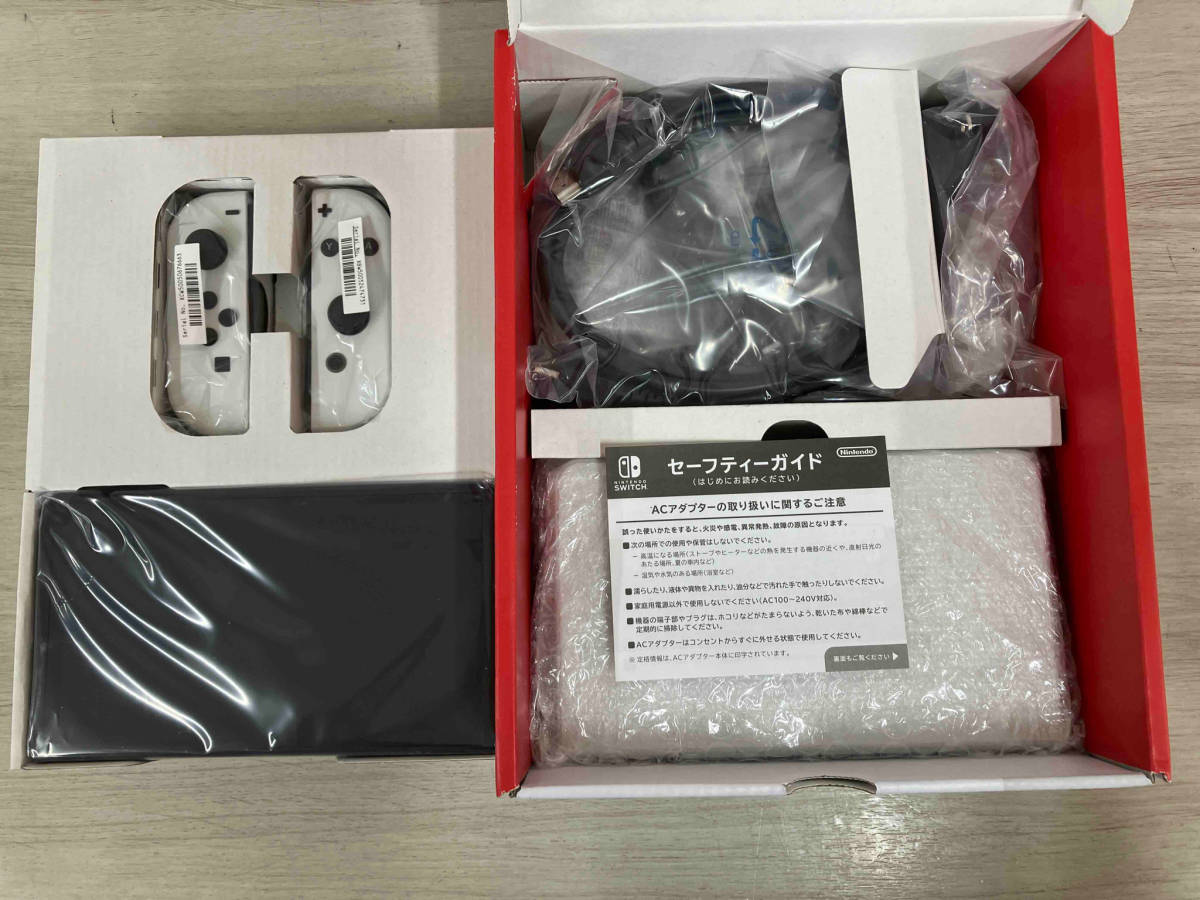 10 Nintendo Switch(有機ELモデル) Joy-Con(L)/(R) ホワイト(HEGSKAAAA)_画像5