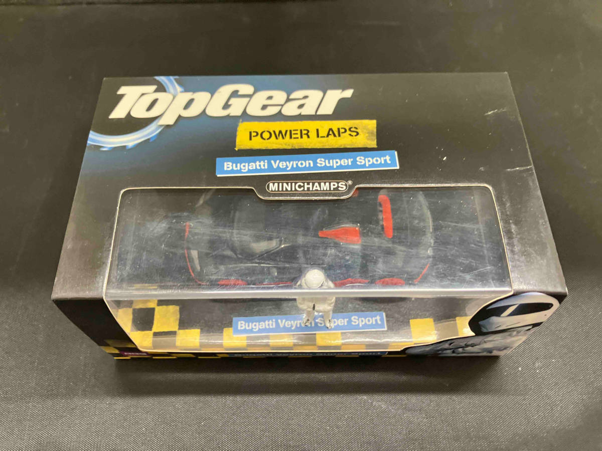 ミニチャンプス　1：43 TopGear Bugatti veyro Super Sport 現状品_画像5