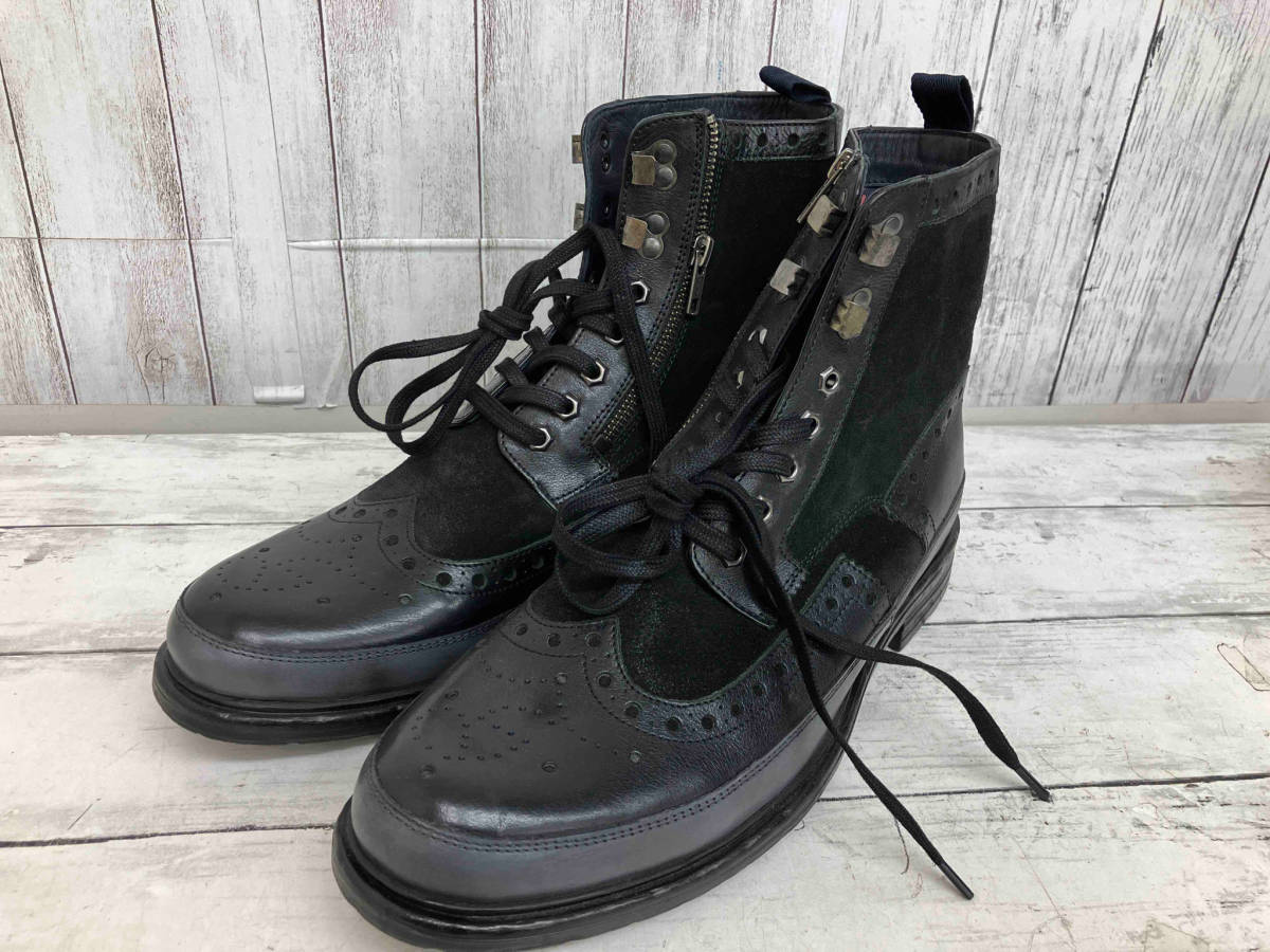 GOODWIN SMITH DAVIS BROGUE BOOTS/ブラック その他ブーツ_画像1