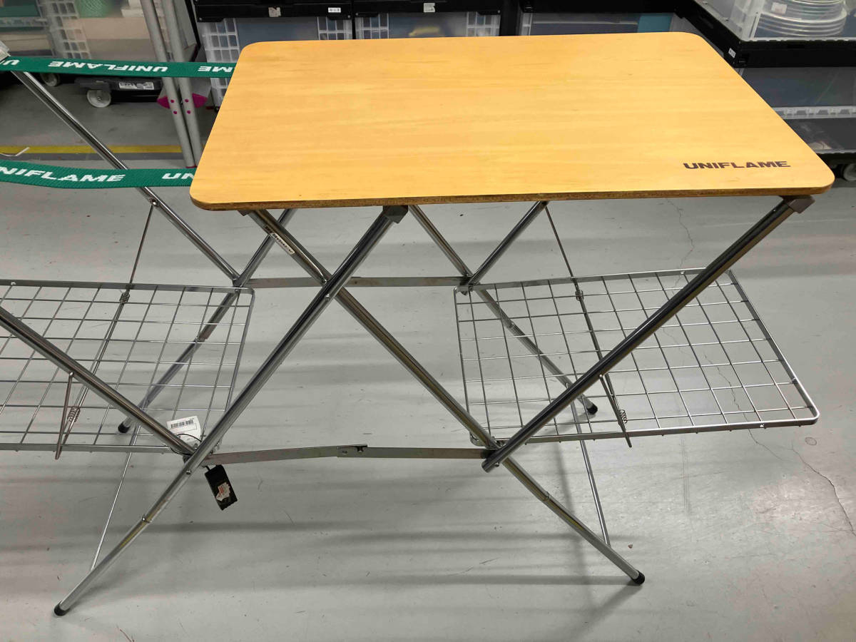 UNIFLAME ユニフレーム テーブル アウトドア 大きさ約125cm×40cm×75cm