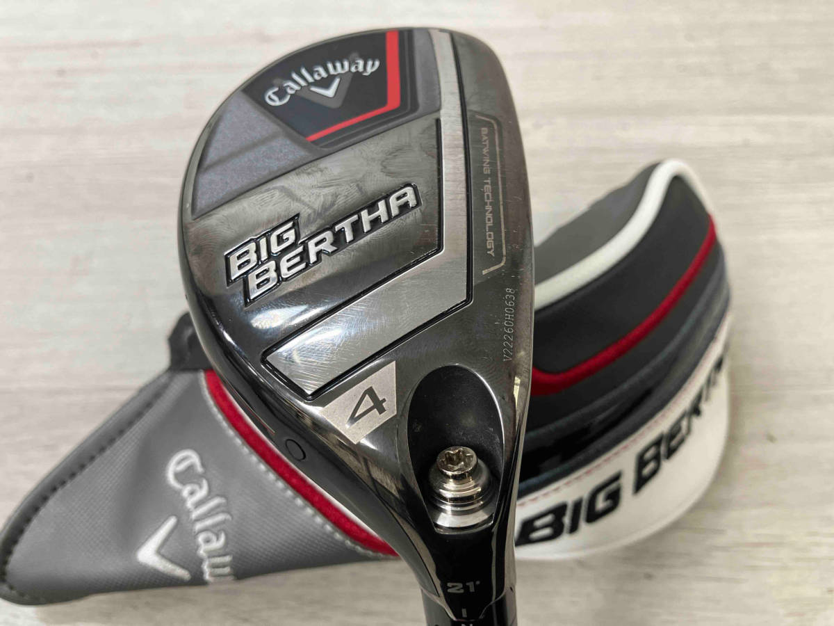 【ヘッドカバー付き】ユーティリティ 4番 Callaway BIG BERTHA 2023 キャロウェイ ビッグバーサ フレックスS_画像1