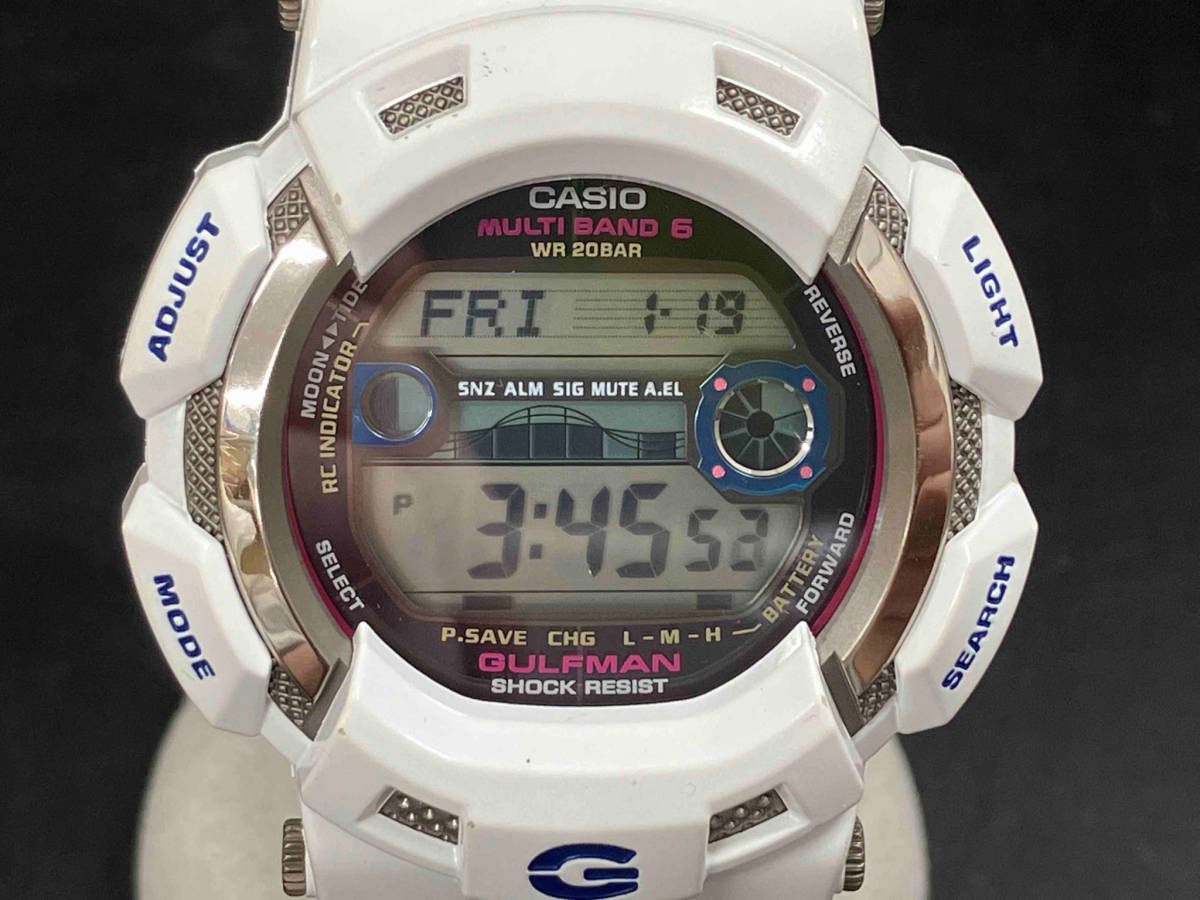 CASIO Casio G-SHOCKji- shock Gulf man GW-9110K-7JR radio wave solar dolphin * whale model accessory equipped 